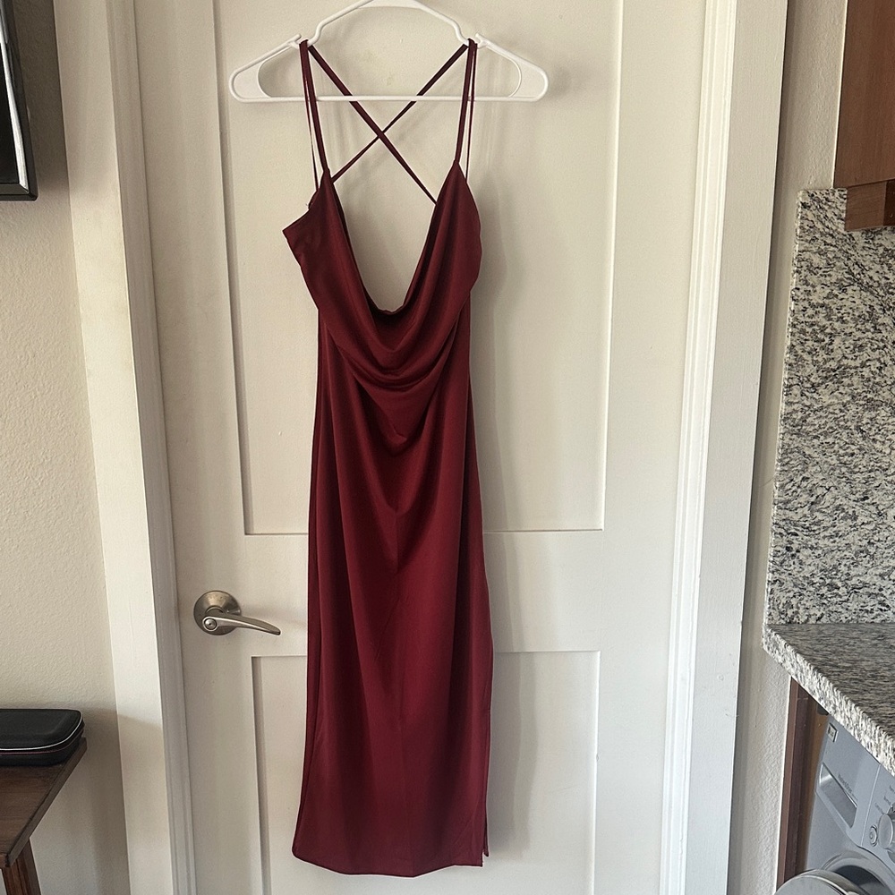 Abercrombie & Fitch Burgundy Dress
